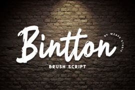 Bintton Font