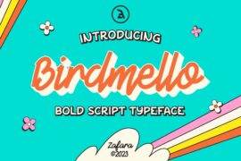 Birdmello DEMO Font