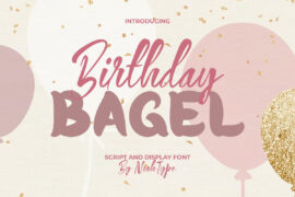 BirthdayBagel Font Family