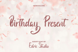 BirthdayPresent Demo Font
