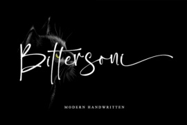 Bittersoni – Personal Use Font