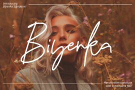 Biyenka Signature Font