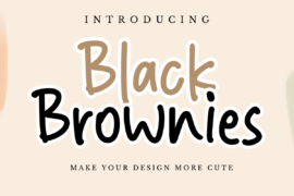Black Brownies Font