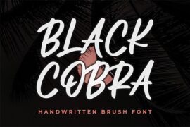 BLACK COBRA Font