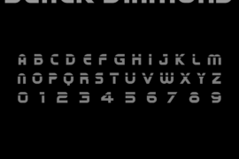Black Diamond Font