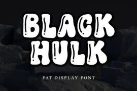 Black Hulk Font