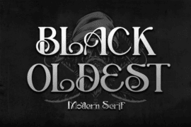 Black Oldest – Personal use Font