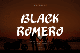 Black Romero Demo Font