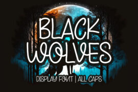 Black Wolves – Personal Use Font
