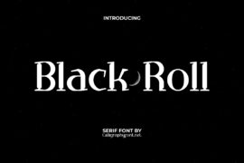 BlackRollDemo Font