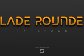 Blade rounded Font