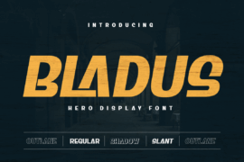 BLADUS Trial Font Family