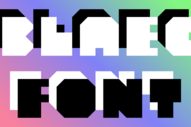 Blaec Font Family