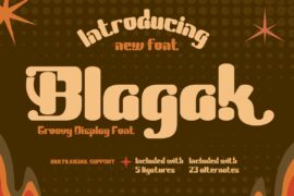 Blagak Font