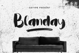 Blanday Font Family