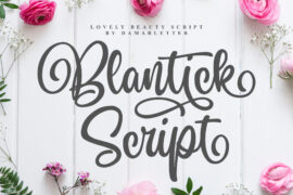 Blantick Script Font