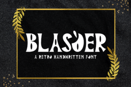 BLASQER Font