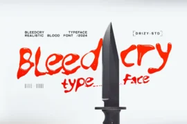 Bleedcry Font