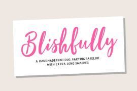 Blishfully Font Family