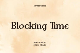 BlockingTimeDemo Font