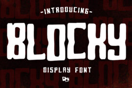 Blocky Font