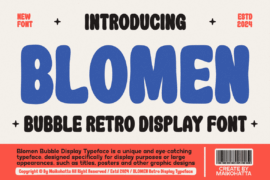 BLOMEN Font
