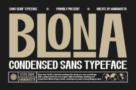 BLONA Font