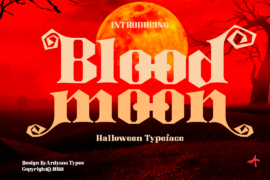 Blood Moon Font