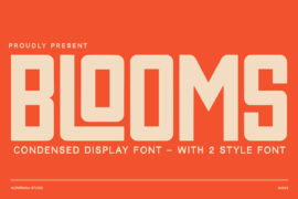 Blooms Font