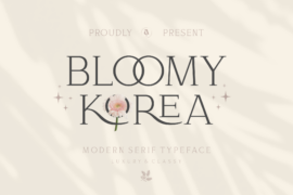 Bloomy Korea Font