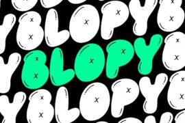 Blopy Font Font