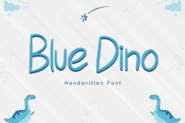 Blue Dino – Personal Use Font