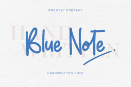 Blue Note – Personal Use Font