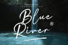 Blue River Font