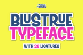 Blustrue Font