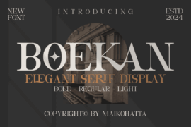 BOEKAN Font Family