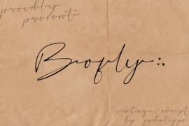 Bofly Font