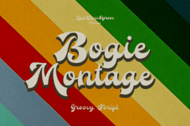 Bogie Montage DEMO Font