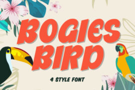 Bogies Bird Personal Use Only Font Family