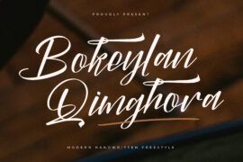 Bokeylan Qimghora DEMO VERSION Font Family
