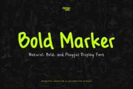 Bold Marker Demo Font Family