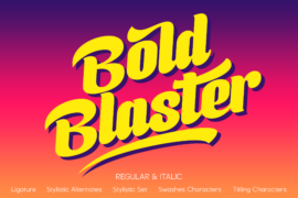 Boldblaster Font Family