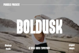 Boldusk Font