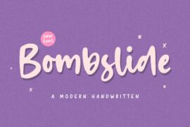 Bombslide Font