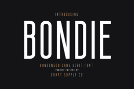 Bondie Demo Font