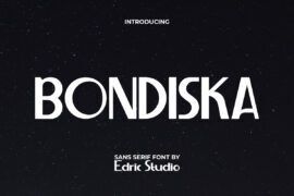 BondiskaDemo Font