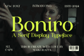 Boniro Font