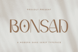 Bonsad Font