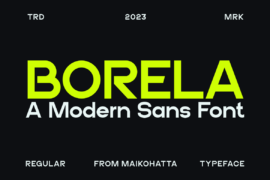 BORELA Font