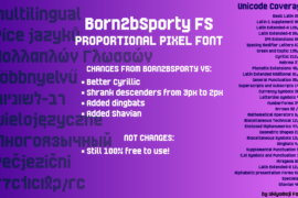 Born2bSporty FS Font